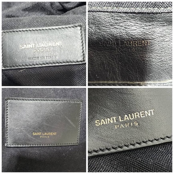 Authentic Saint Laurent Hunting Backpack Black - Picture 8 of 12